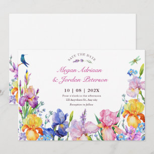 Reserva La Fecha Flor púrpura de jardín en flor
