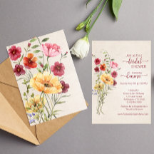 Flor silvestre Boho Bridal Shower