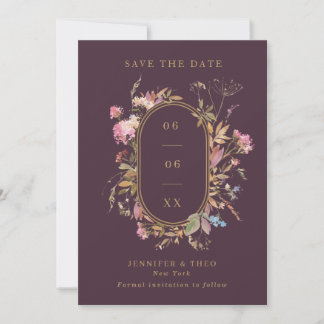 Reserva La Fecha Flor silvestre, planta de huevos y Boda de marcos 