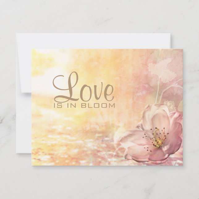 Reserva La Fecha Flor silvestre salva la fecha (Anverso)