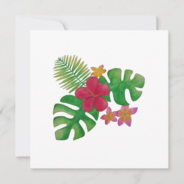 Reserva La Fecha Flor tropical (Anverso)