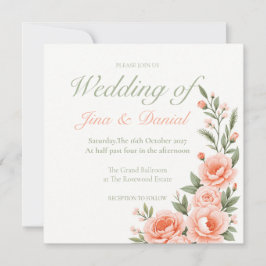 Reserva La Fecha Floración al Atardecer - Naranja Suave