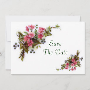 Reserva La Fecha Floral Bouquet Save The Date