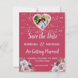 RESERVA LA FECHA FLORAL COLORIDO BRILLANTE