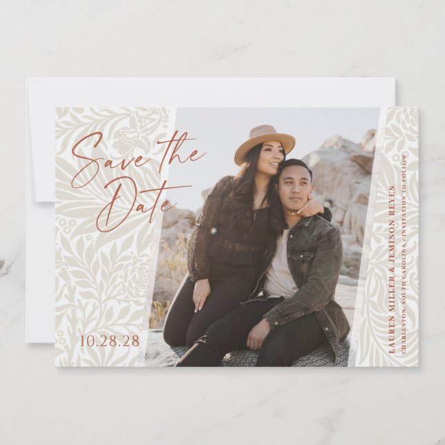 Reserva La Fecha Floral del desierto (Anverso)