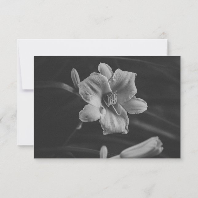 Reserva La Fecha Floral Noir (Anverso)
