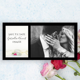 Reserva La Fecha Floral Tea Cup Roses rosados Wedding Save the Date