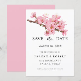 Reserva La Fecha Flores de cerezo rosa