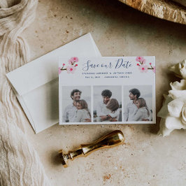 Reserva La Fecha Flores de cerezo rosa 3 Foto