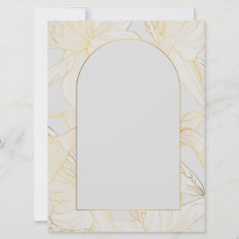 Reserva La Fecha Flores de Daffodils alineadas con el arte.