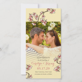 Reserva La Fecha Flores De Pambas Rosadas Asiáticas Guardar La Tarj