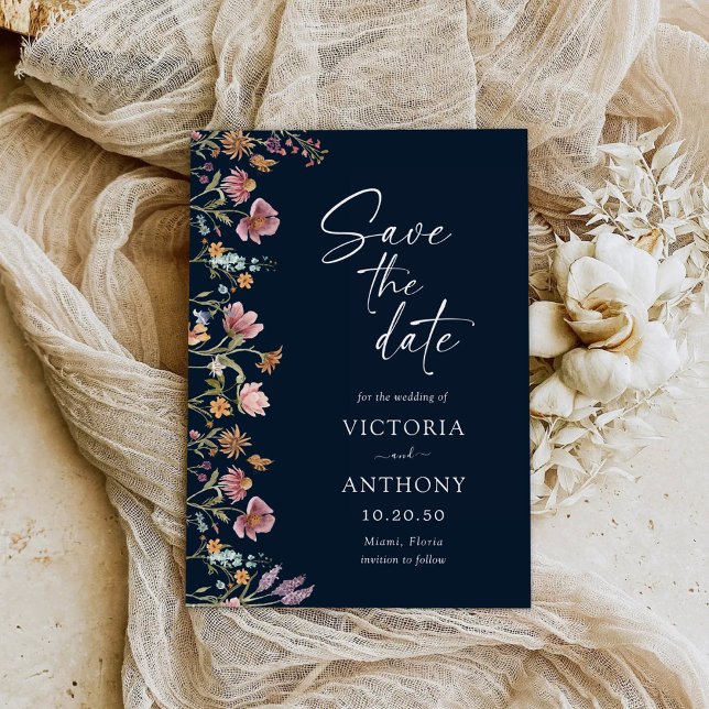 Reserva La Fecha Flores salvajes azules de la marina salvan las tar (Subido por el creador)