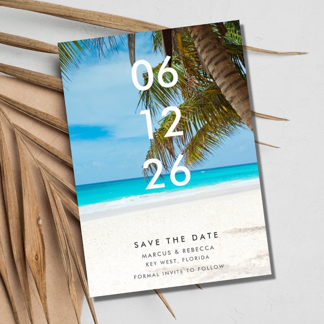 Reserva La Fecha Florida Beach Photo Wedding Salven la fecha (Florida Beach Photo Wedding Save the Date)