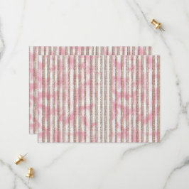 Reserva La Fecha fondo rayado rosa y blanco