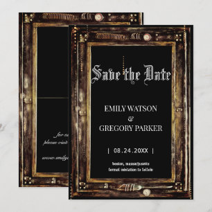 Reserva La Fecha Fondo vintage Grunge Patina Guardar la fecha