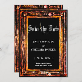 Reserva La Fecha Fondo vintage Grunge Patina Guardar la fecha