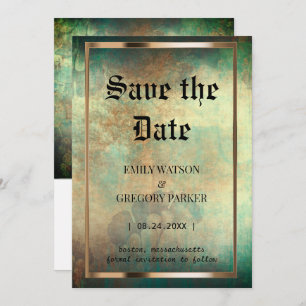 Reserva La Fecha Fondo vintage Grunge Patina Guardar la fecha