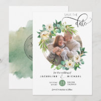 Foto: Boda blanca y verde salva la fecha