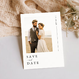 Reserva La Fecha Foto Boda Destino Playa Blanca Moderno
