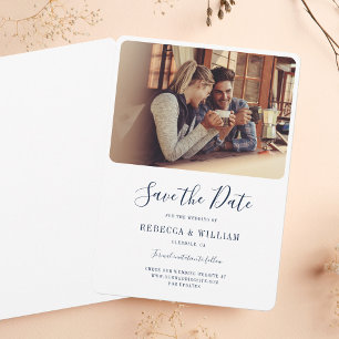 Reserva La Fecha Foto Boda Escrita A Mano Guardar La Fecha