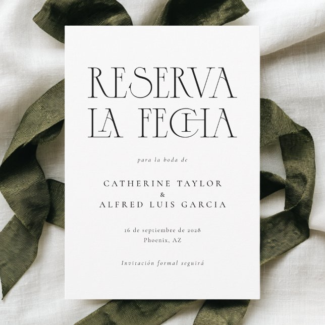 Reserva La Fecha - Foto Boda española blanca (Subido por el creador)