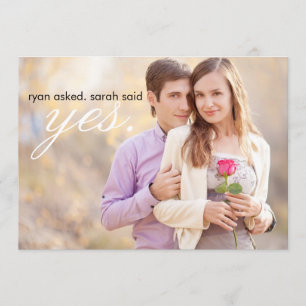 Reserva La Fecha Foto boda Gray Save the Date