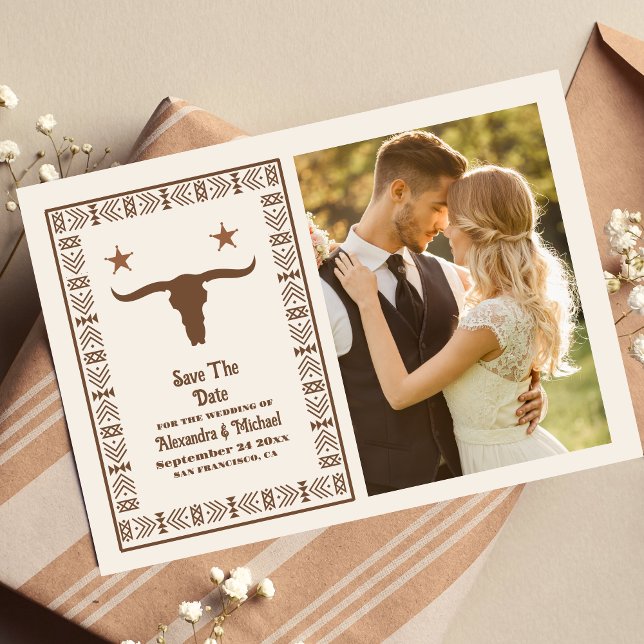Reserva La Fecha Foto: Boda occidental del rancho del suroeste (Subido por el creador)