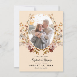Reserva La Fecha Foto Boho Boho Botumn Wildflower Wedding Save The