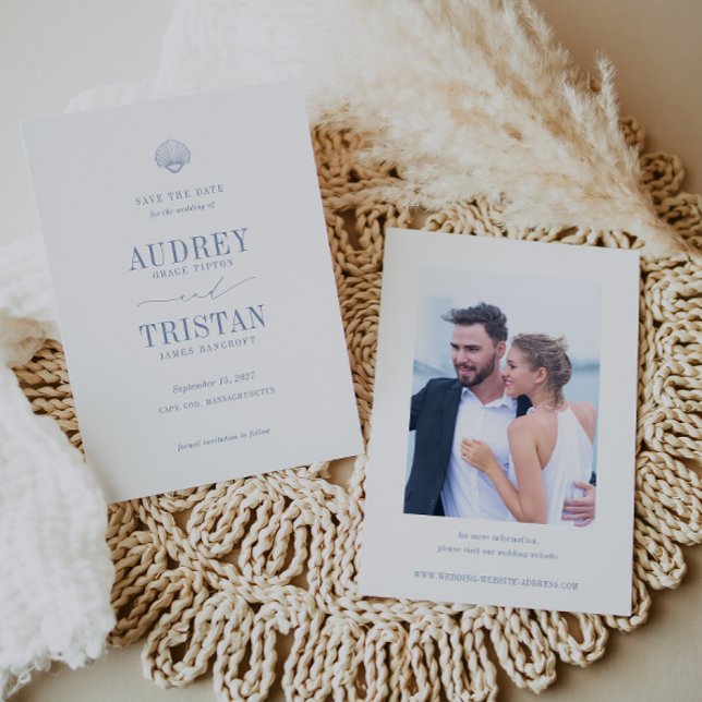 Reserva La Fecha Foto de boda costera en CAPE COD (Subido por el creador)