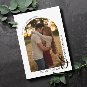 Reserva La Fecha Foto de Boda de código QR Guardar fecha