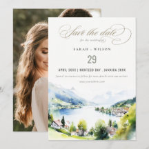 Foto de boda del paisaje de Lungern Suiza