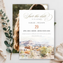 Foto de boda en acuarela de Colorado Springs Color