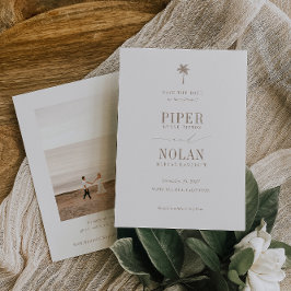 Reserva La Fecha Foto de Boda en Playa OASIS