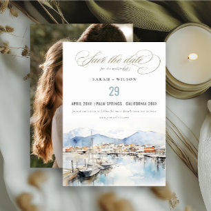 Reserva La Fecha Foto de boda en Ushuaia, Argentina con paisaje en 