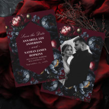 Foto de Boda gótico de Peonia Romántica Oscura Moo