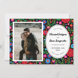 Reserva La Fecha Foto de Bordado Mexicano Save the Date