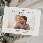 Reserva La Fecha Foto de caligrafía moderna de presupuesto<br><div class="desc">Este moderno ahorra la fecha cuenta con un hermoso guión de estilo caligráfico y un diseño moderno y mínimo.</div>