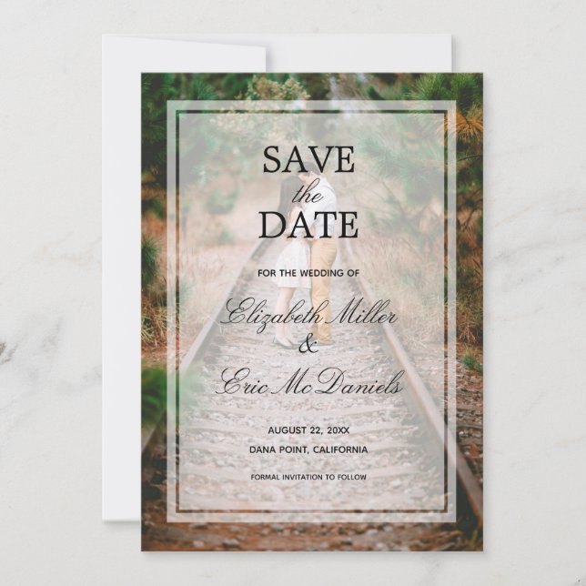 Reserva La Fecha Foto de compromiso (Anverso)