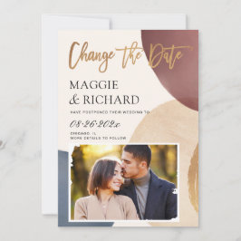 Reserva La Fecha Foto de forma abstracta artística cambiar la fecha