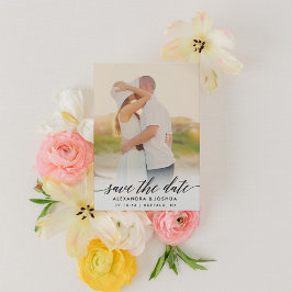 Reserva La Fecha Foto de guión clásico Guardar el retrato de fecha