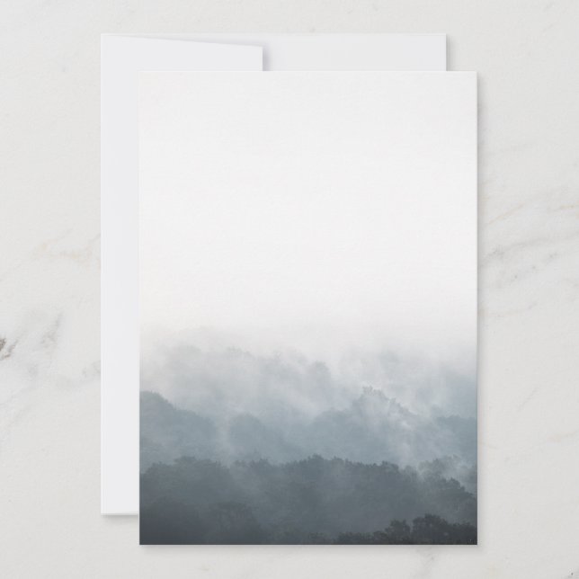 Reserva La Fecha Foto de la naturaleza de los bosques de niebla (Anverso)