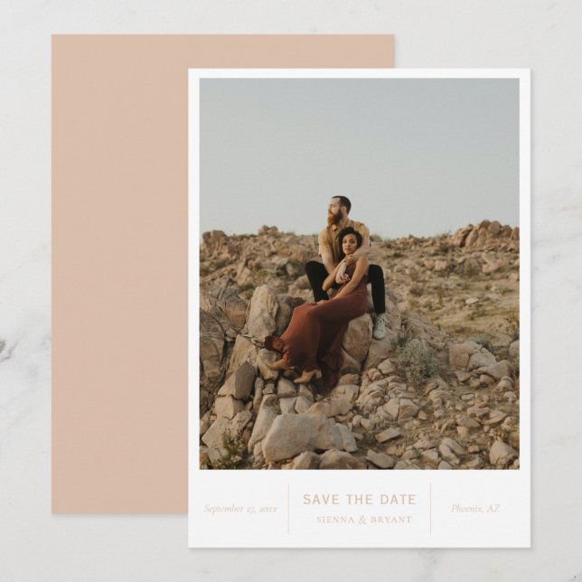 Reserva La Fecha Foto de Moda moderna (Anverso / Reverso)