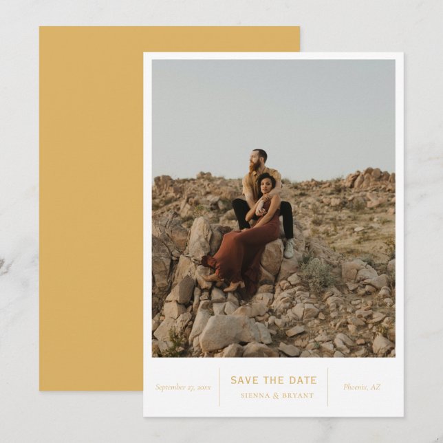 Reserva La Fecha Foto de Moda moderna (Anverso / Reverso)