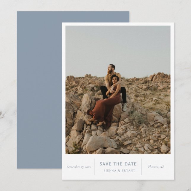 Reserva La Fecha Foto de Moda moderna (Anverso / Reverso)