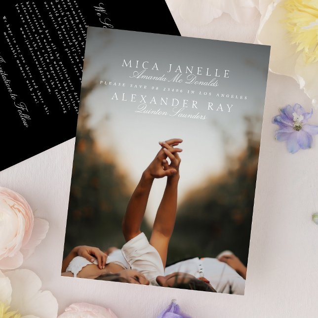 Reserva La Fecha Foto de nombres completos del clásico blanco negro (Subido por el creador)