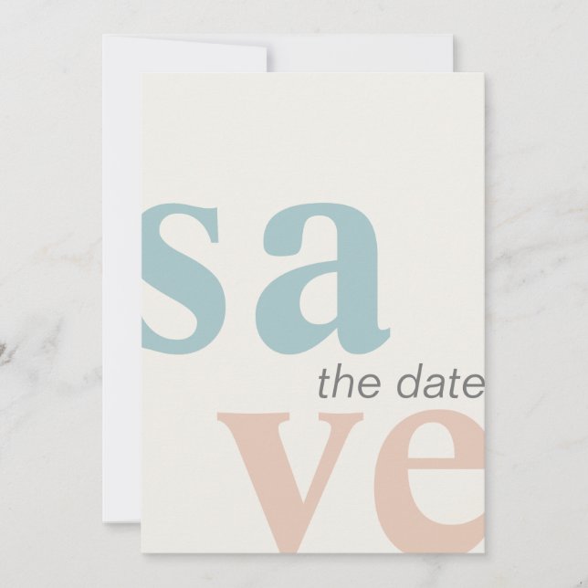 Reserva La Fecha Foto de playa de verano para guardar la fecha (Anverso)