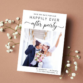 Reserva La Fecha Foto de recepción de boda