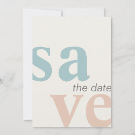 Reserva La Fecha Foto de Verano en la Playa para Guardar la Fecha