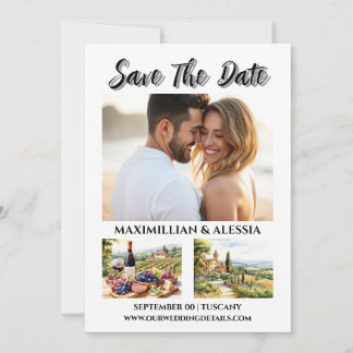 Reserva La Fecha Foto de viñedos italianos salva la fecha Toscana I