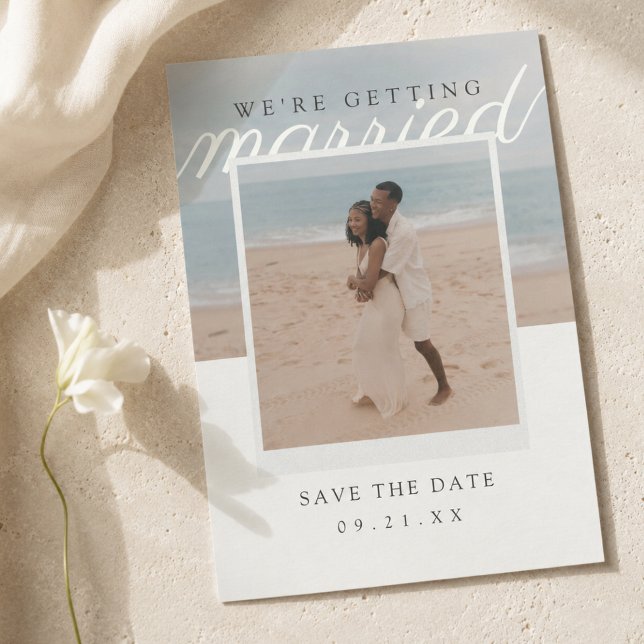 Reserva La Fecha Foto editorial Nos estamos casando (We’re Getting Married Editorial Photo Save The Date)